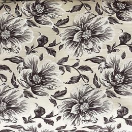 Жаккард Цветы - 6678-3 - Мебельная ткань Цветы
