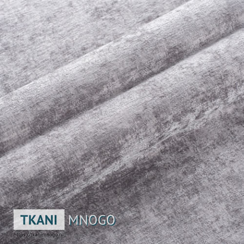 Фото фактуры велюра “7” (однотонный серый)