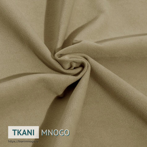 Фото материала велюра “cf005-2” (однотонный бежевый)