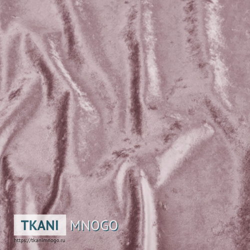 Фото ткани велюра “18” (однотонный розовый)