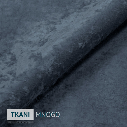 Фото ткани велюра “24” (однотонный серый)