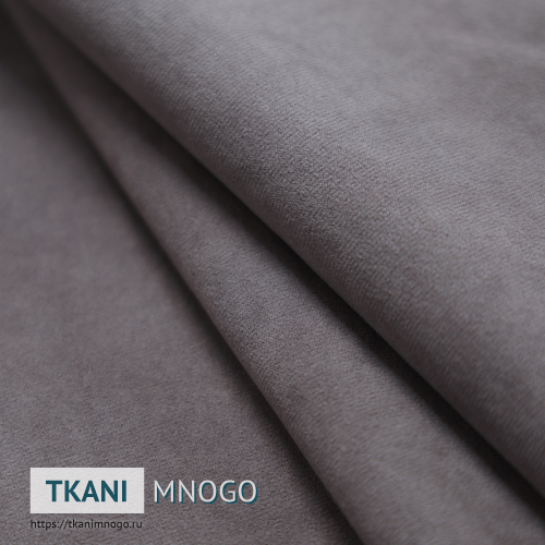 Фото материала велюра “37” (однотонный коричневый, серый)