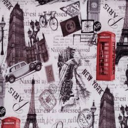 Микровелюр Сюжетные - 4071-4 (H33-1) - Материал Сюжетные (Микровелюр)