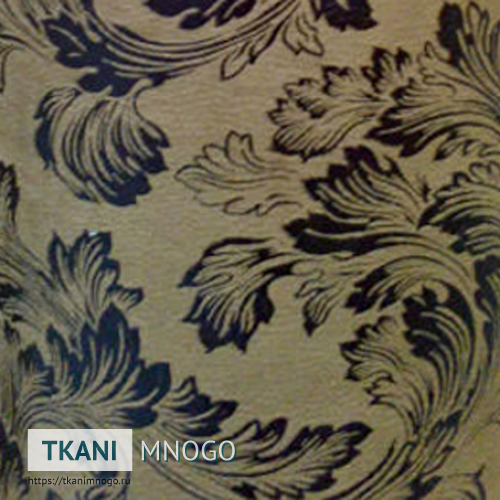 Фото материала Арбореал 973-3(арт.) - коричневый цветы. Производитель Китай. Замша - внешний вид.